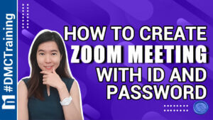 How To Create Zoom Meeting With ID And Password